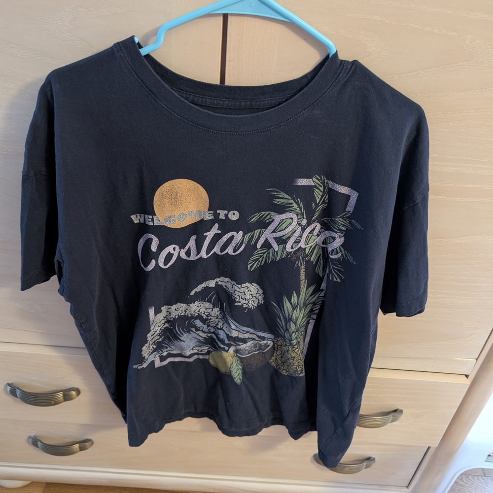 Costa Rica Graphic Tee - Navy Blue Kids Top View 3